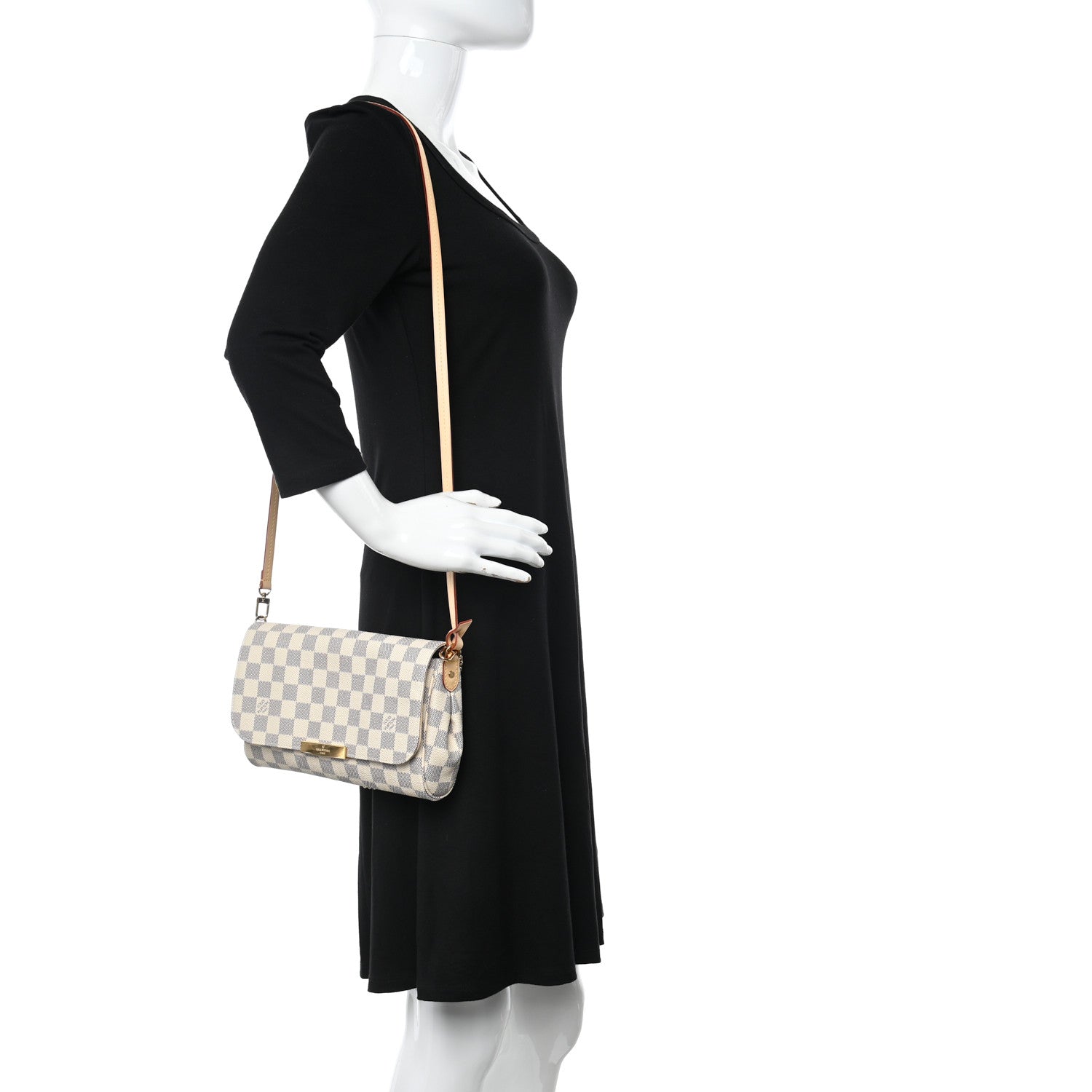 Louis Vuitton Damier Azur Favorite MM 2 of 12