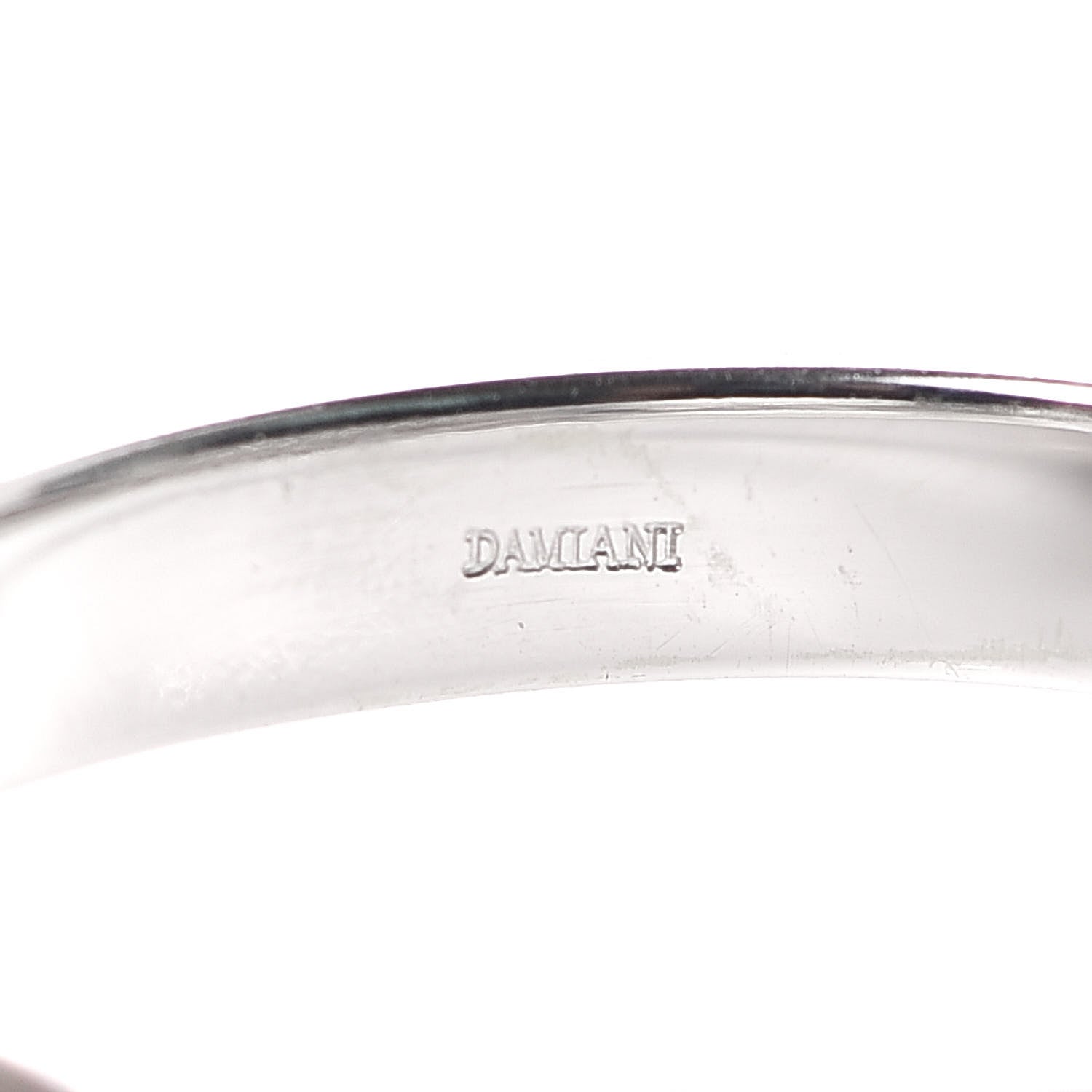 Damiani 18K White Gold Diamond Aquamarine Minou Ring 56 7.75 5 of 6