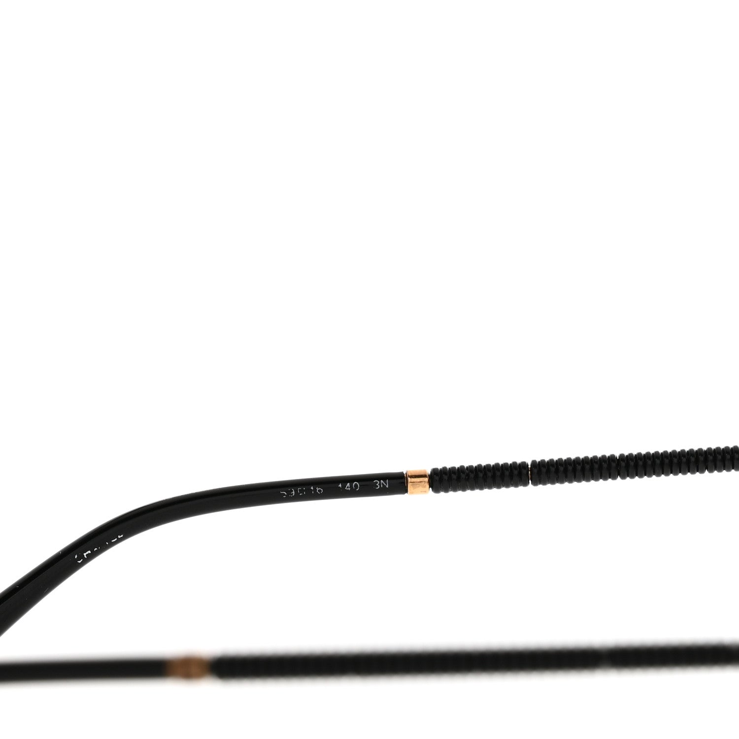 Chanel Aviator CC Sunglasses Gold Black 5 of 8