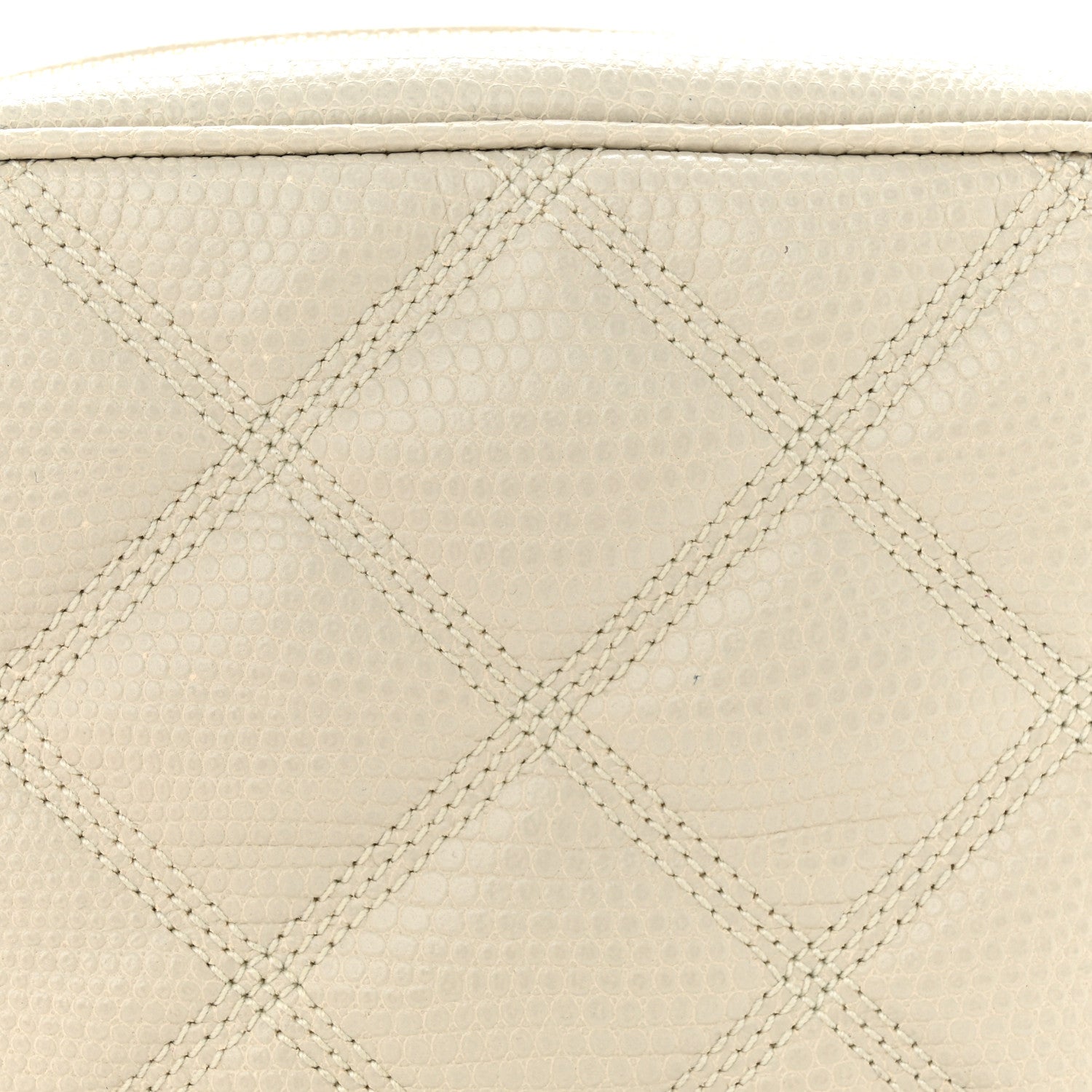 Saint Laurent Lizard Embossed Becky Camera Bag Blanc Vintage 8 of 10