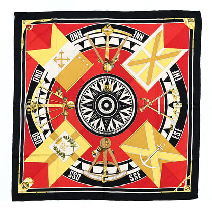 Hermes Silk Sextants Scarf 90 1 of 6