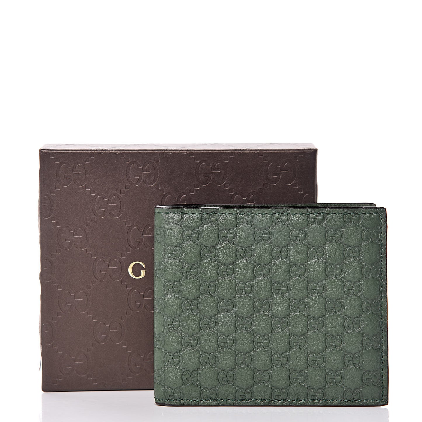 Microguccissima Bi-Fold Wallet Marsh