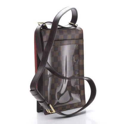 Louis Vuitton Damier Ebene Portobello Travel Shoulder Bag 3 of 10