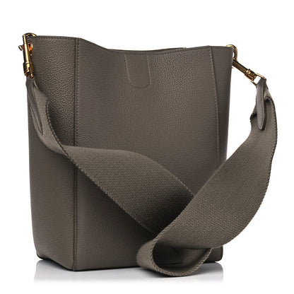 Celine Soft Grained Calfskin Small Sangle Bucket Bag Taupe 5 of 21