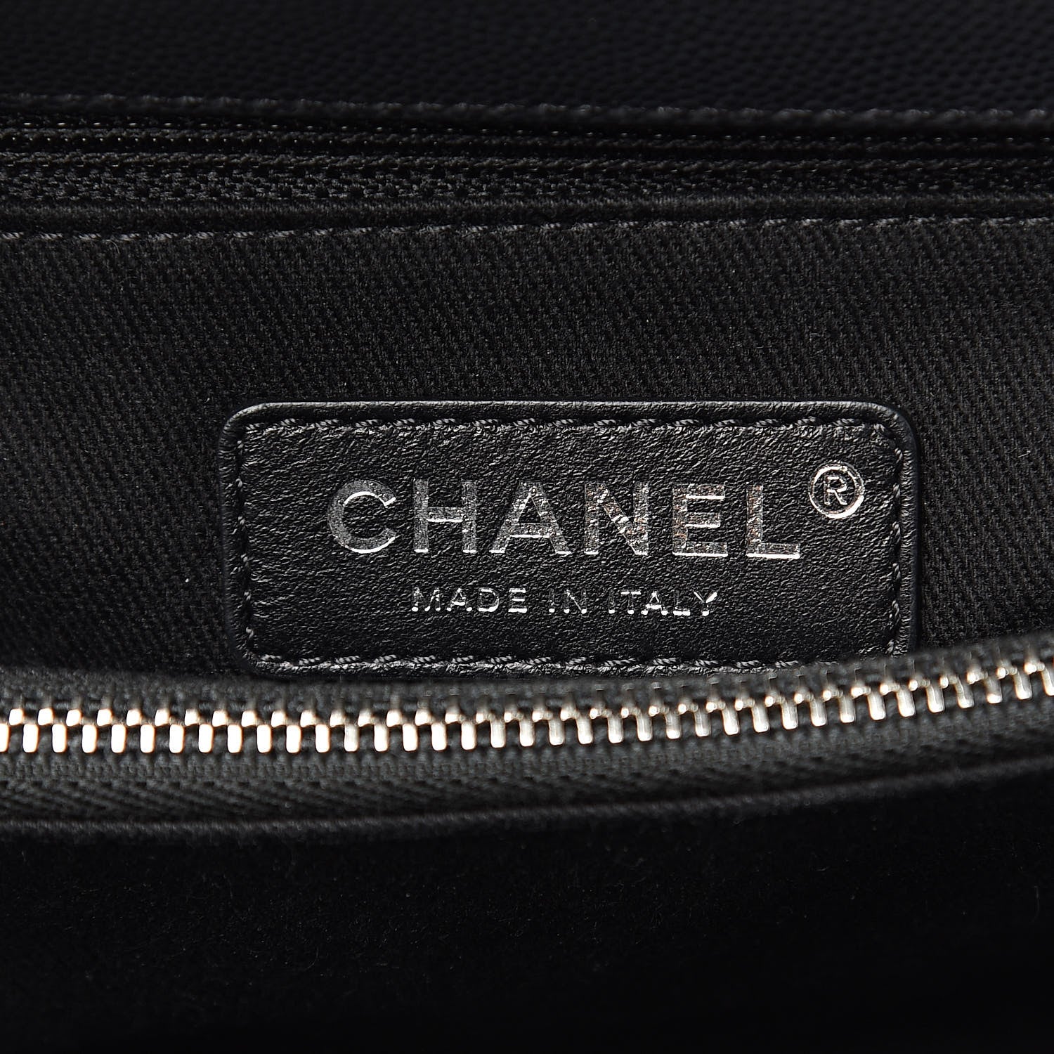 Chanel Caviar Chevron Quilted Small Coco Handle Flap Dark Grey 6 of 10