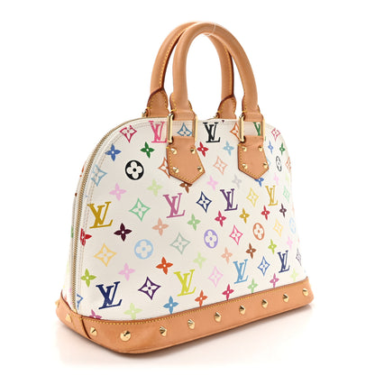 Louis Vuitton Monogram Multicolor Alma White 3 of 17