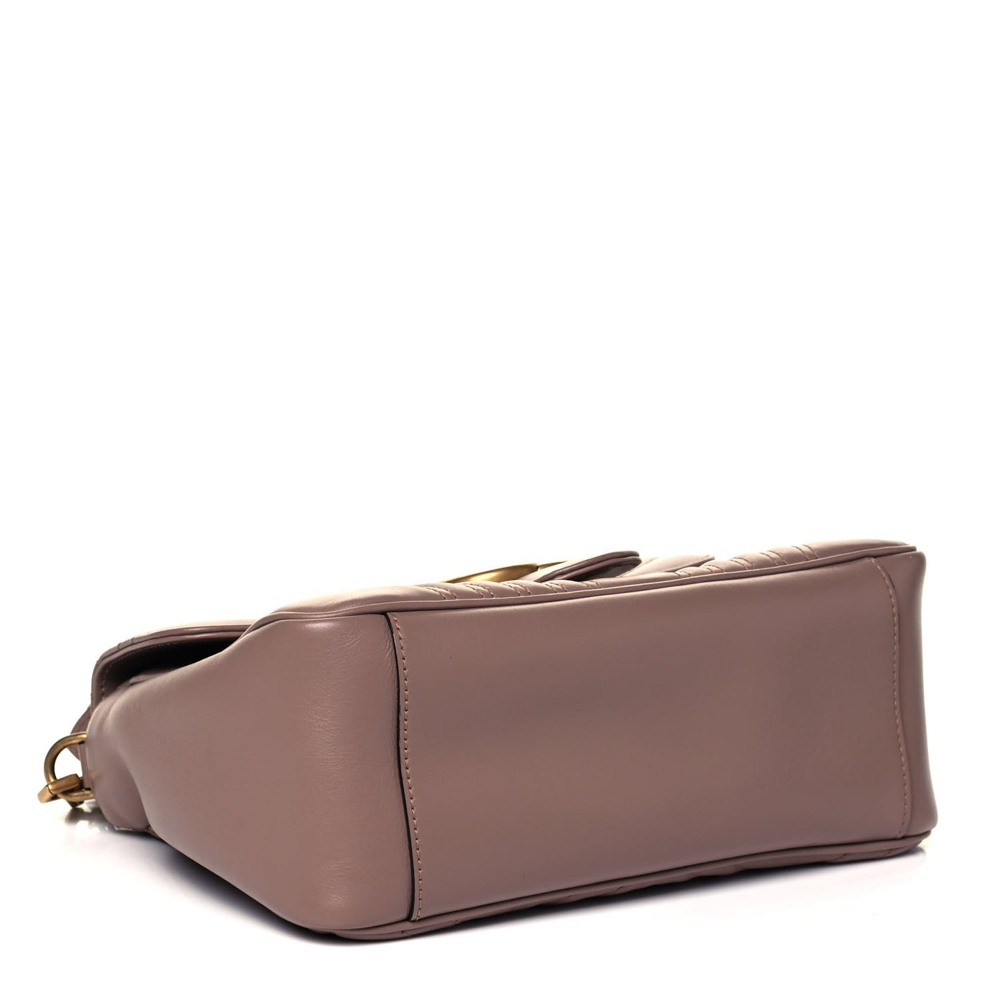 Calfskin Matelasse Small GG Marmont Top Handle Shoulder Bag Porcelain Rose
