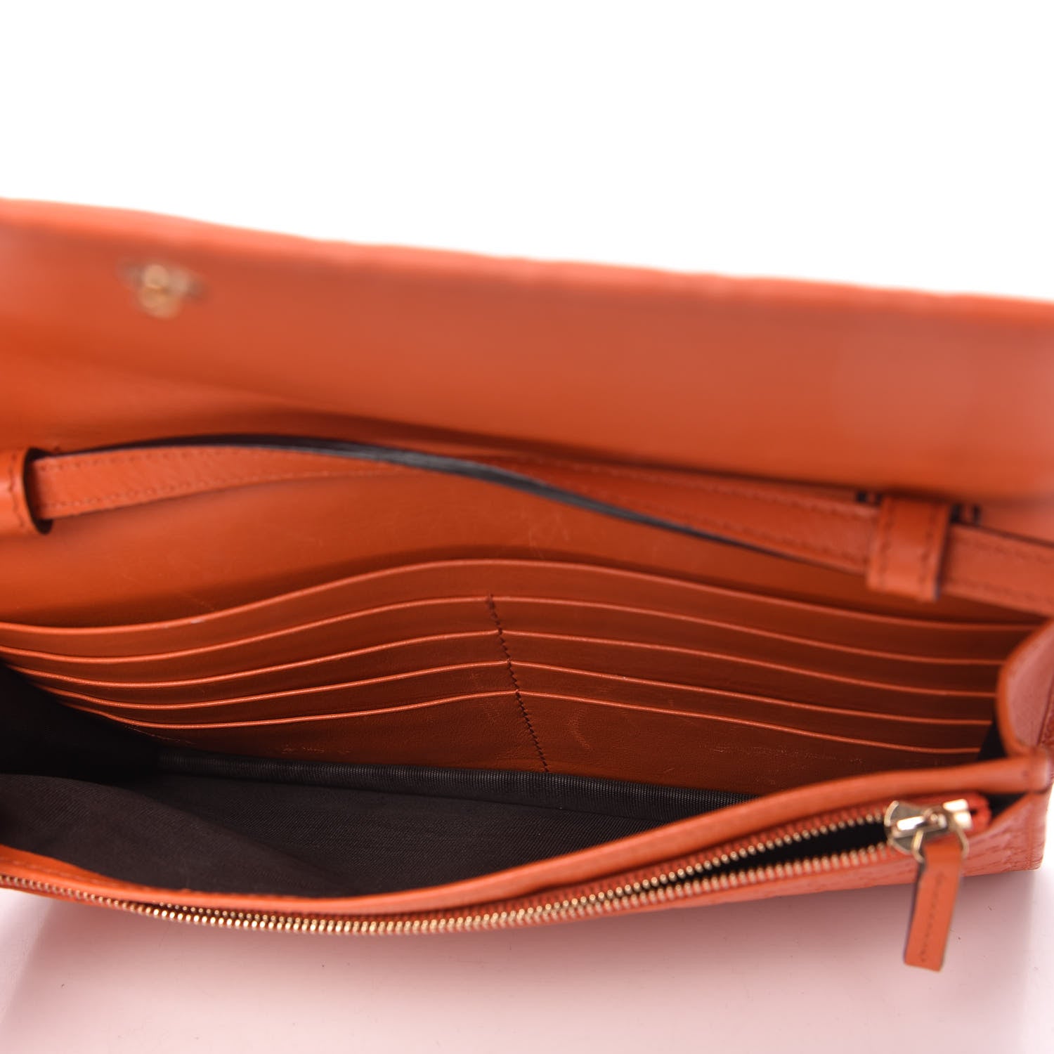 Gucci Soft Microguccissima Crossbody Wallet Sun Orange 5 of 9