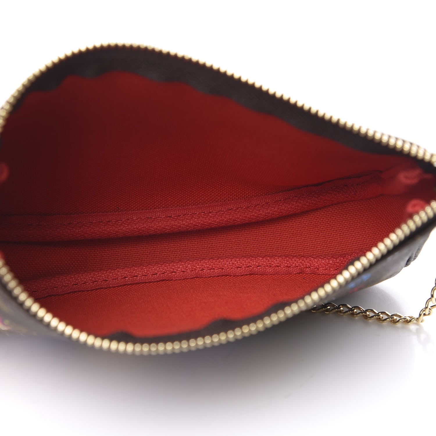 Louis Vuitton Monogram 2020 Christmas Animation Bumper Cars Mini Pochette Accessories Coquelicot 5 of 10