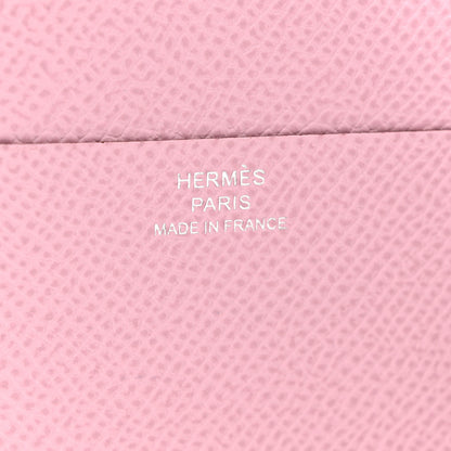 Hermes Epsom Tri-Fold Compact Bearn Wallet Mauve Sylvester 6 of 6