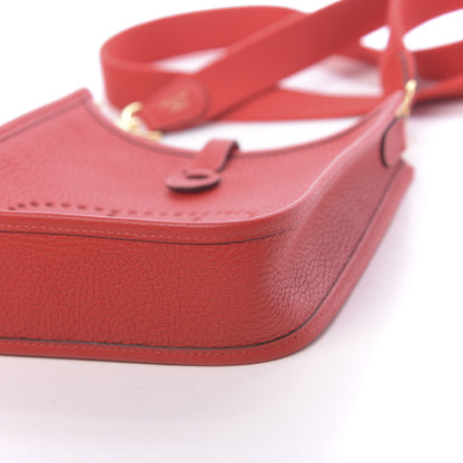 Hermes Taurillon Clemence Evelyne TPM Rouge de Coeur 10 of 10