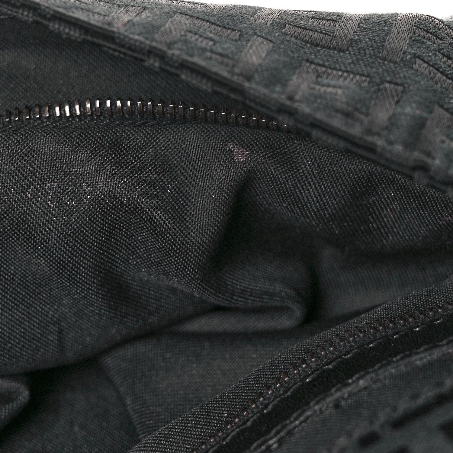 Fendi Zucchino Baguette Black 9 of 11