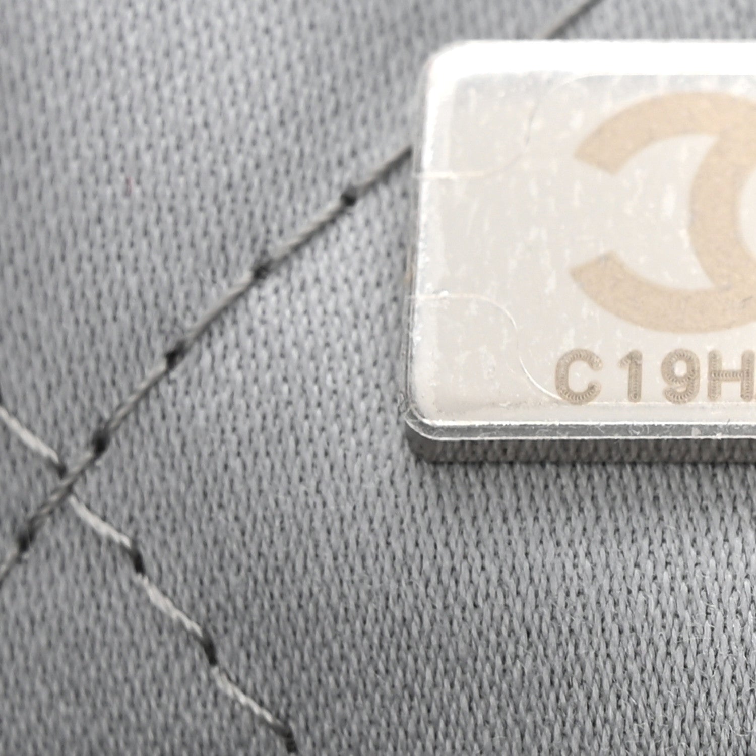 Chanel Shiny Calfskin Quilted Mini Chanel 22 Grey 7 of 10