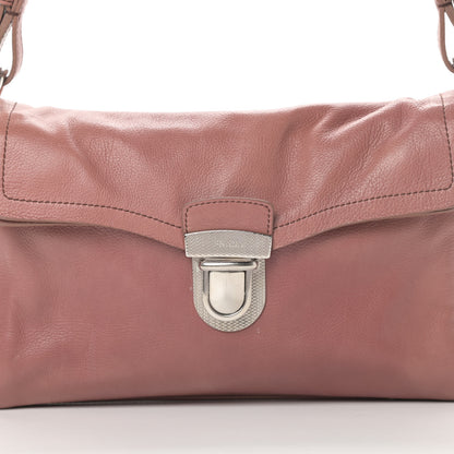 Prada Buffalo Easy Pushlock Flap Shoulder Bag Confetto 8 of 15