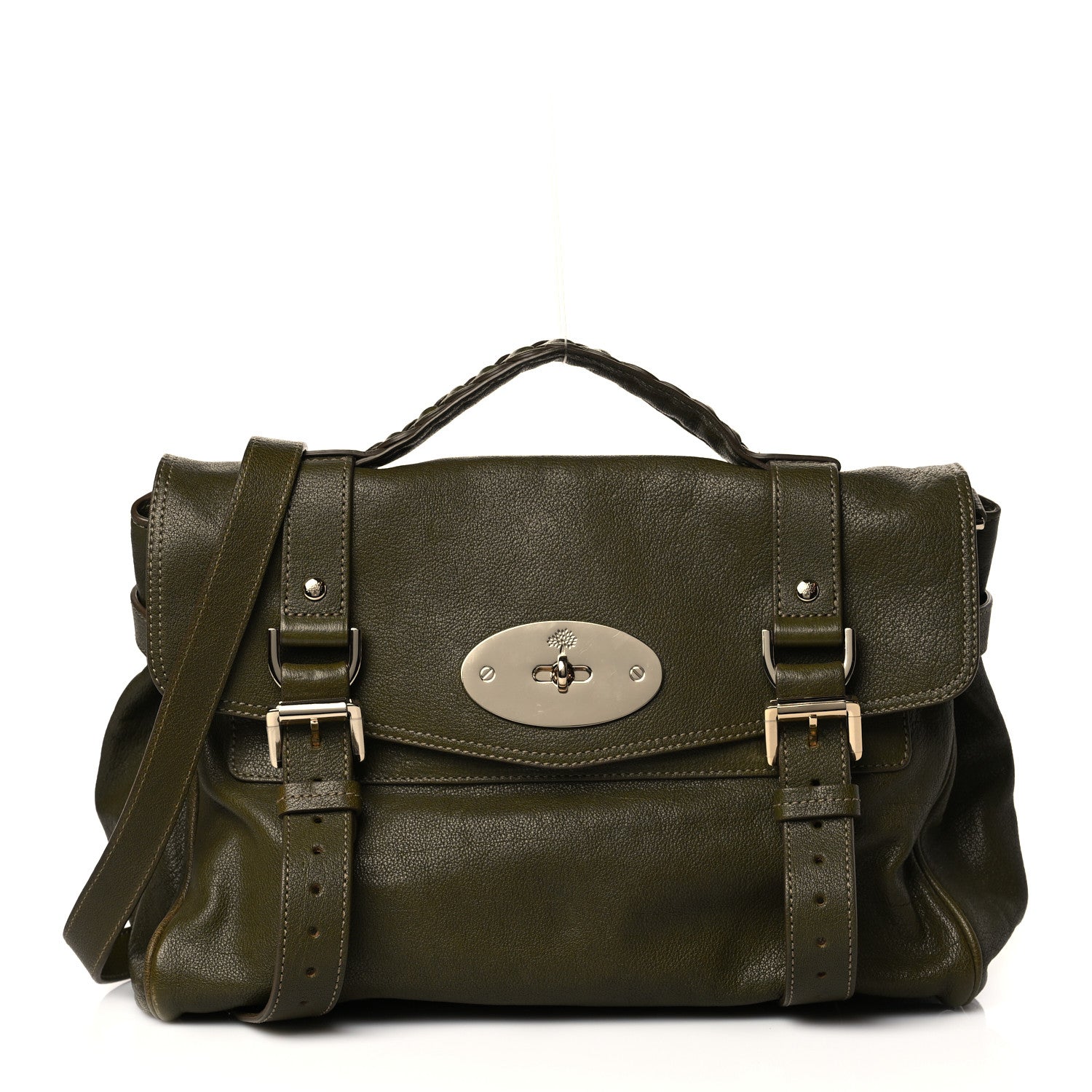 Mulberry Soft Buffalo Medium Alexa Green 1 of 9