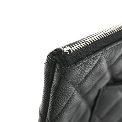 Chanel Caviar Quilted Medium Chanel 19 Cosmetic Case Black 9 of 9