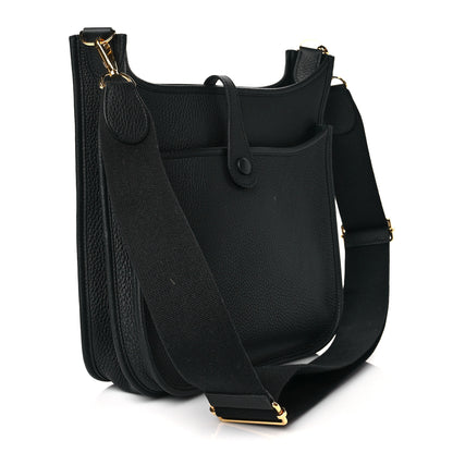 Hermes Taurillon Clemence Evelyne III PM Black 3 of 11