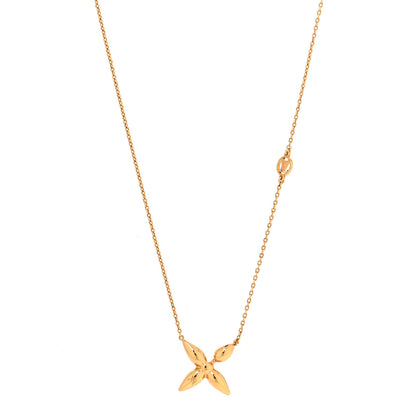 Louis Vuitton Metal Louisette Necklace Gold 1 of 6