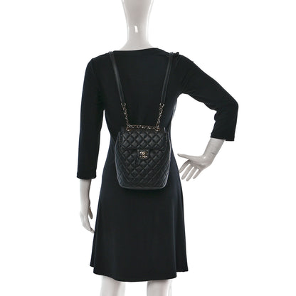 Chanel Lambskin Quilted Small Urban Spirit Backpack Black 2 of 10