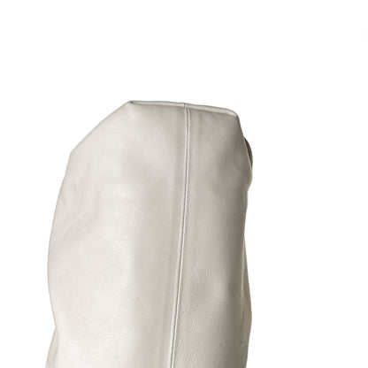 Bottega Veneta Smooth Butter Calf The Pouch Oversized Clutch Mist 21 of 23