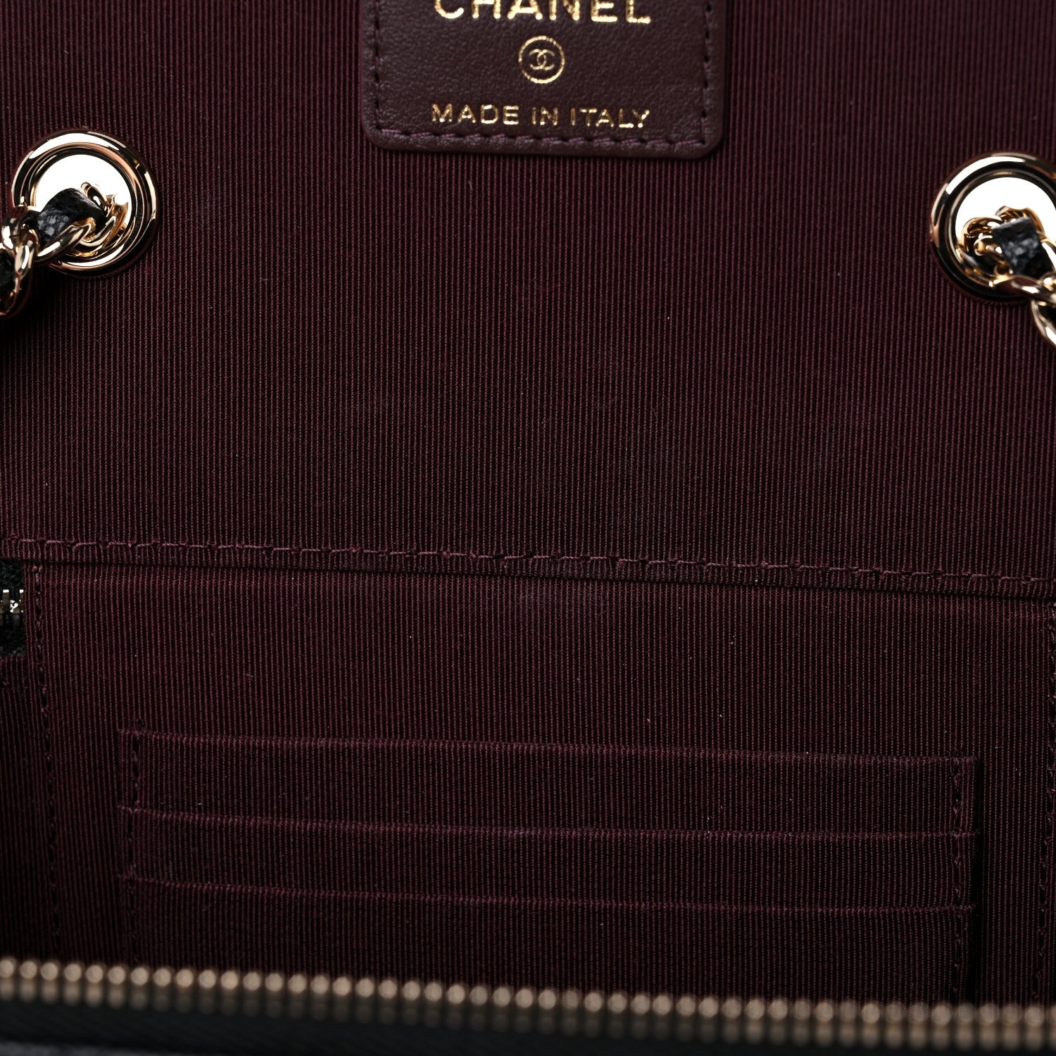 Chanel Caviar Quilted Small Vanity Case With Chain Black 10 of 11