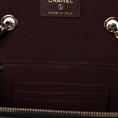 Chanel Caviar Quilted Small Vanity Case With Chain Black 10 of 11
