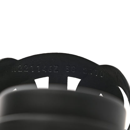 Hermes Nappa Extra Sandals 38 Black 8 of 8