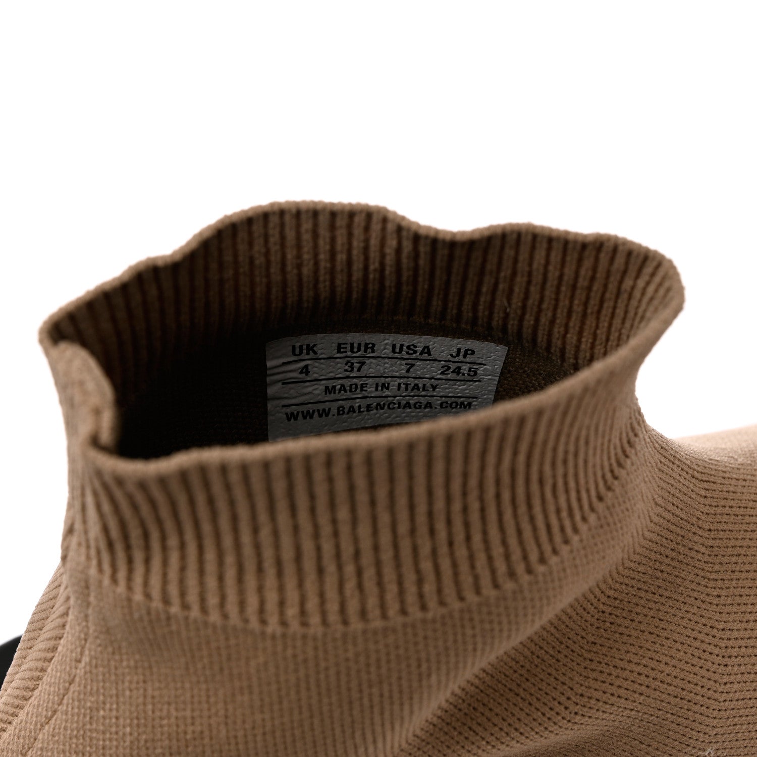 Balenciaga Technical 3D Recycled Knit Womens Speed 2.0 Sneakers 37 Monocolor Beige 6 of 9