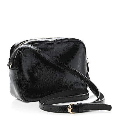 Gucci Soft Patent Small Soho Disco Bag Black 3 of 11