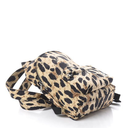 Balenciaga Nylon Leopard Printed Soft XXS Backpack Beige 3 of 8
