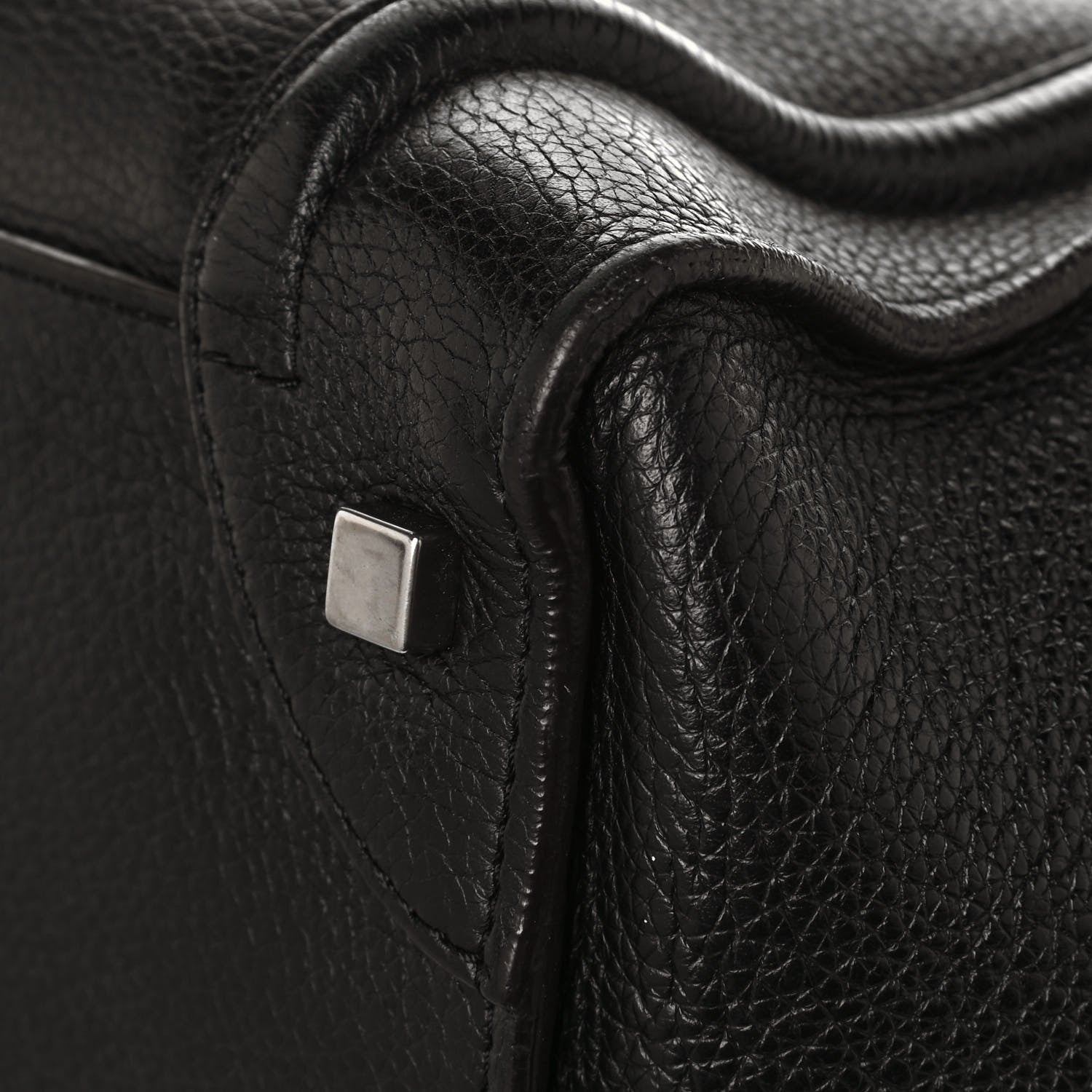 Celine Drummed Calfskin Medium Luggage Black 11 of 11