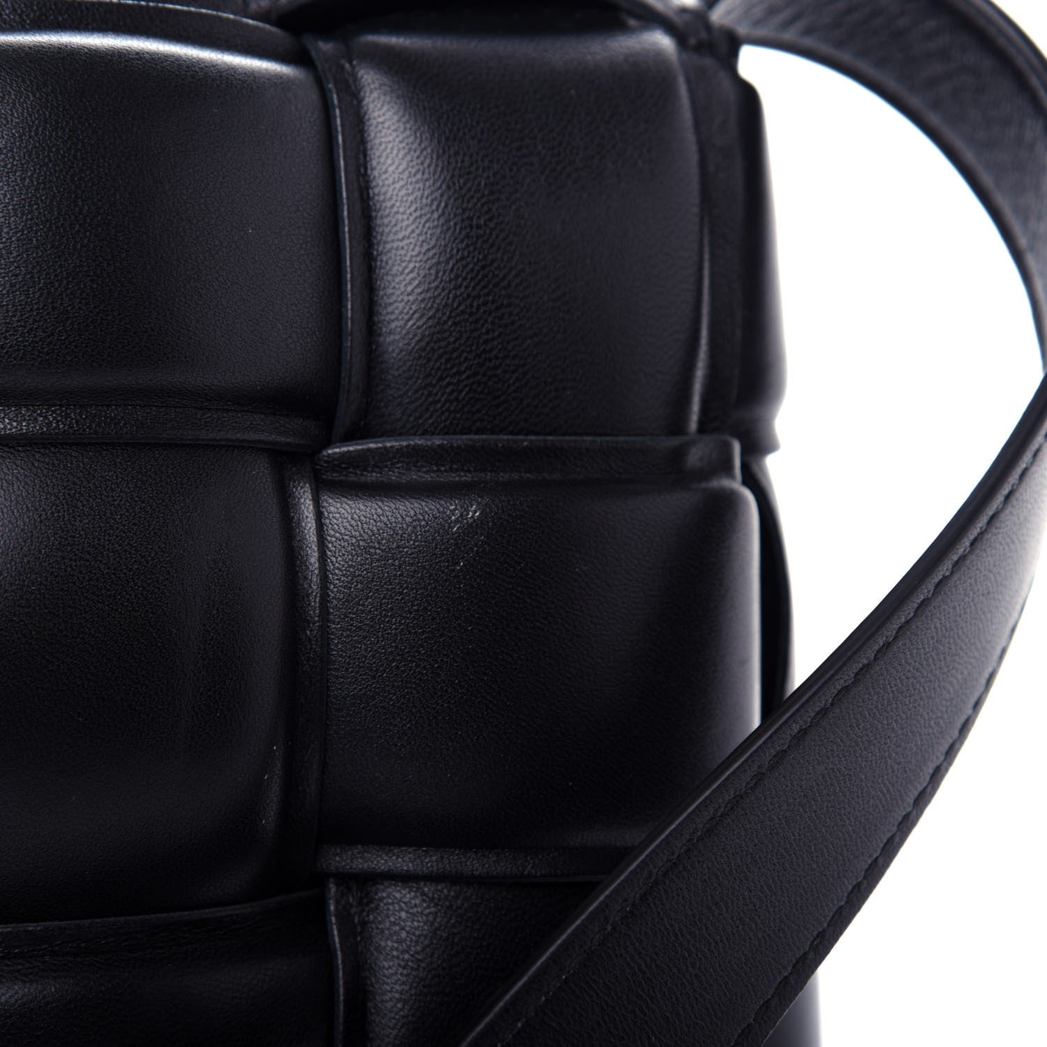 Bottega Veneta Nappa Maxi Intreccio Padded Cassette Crossbody Bag Black 11 of 11