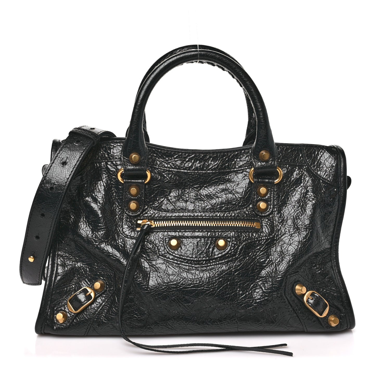 Agneau Arena Gold Hardware Small Le City Black