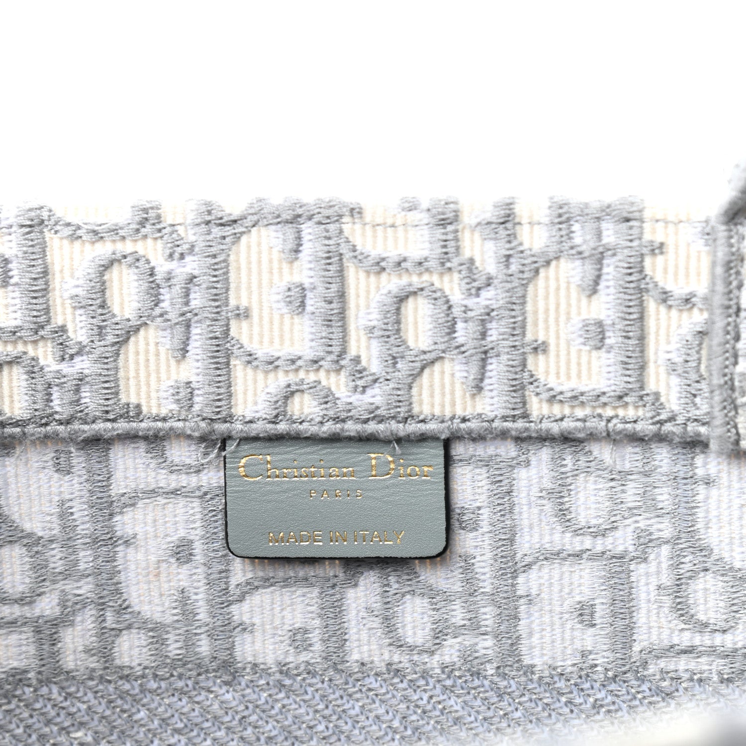 Christian Dior Oblique Medium Book Tote Grey 6 of 9
