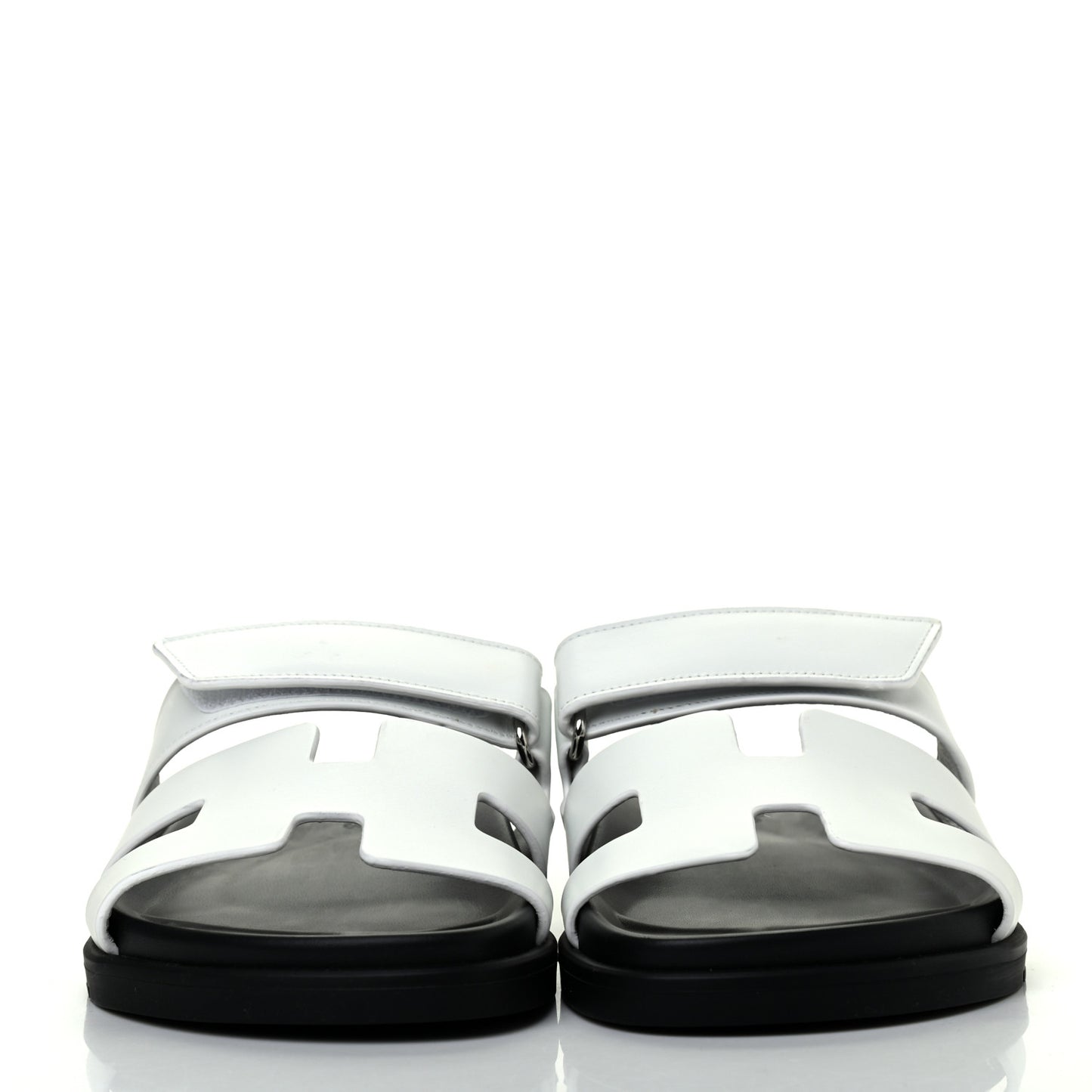 Calfskin Womens Chypre Sandals 39 White