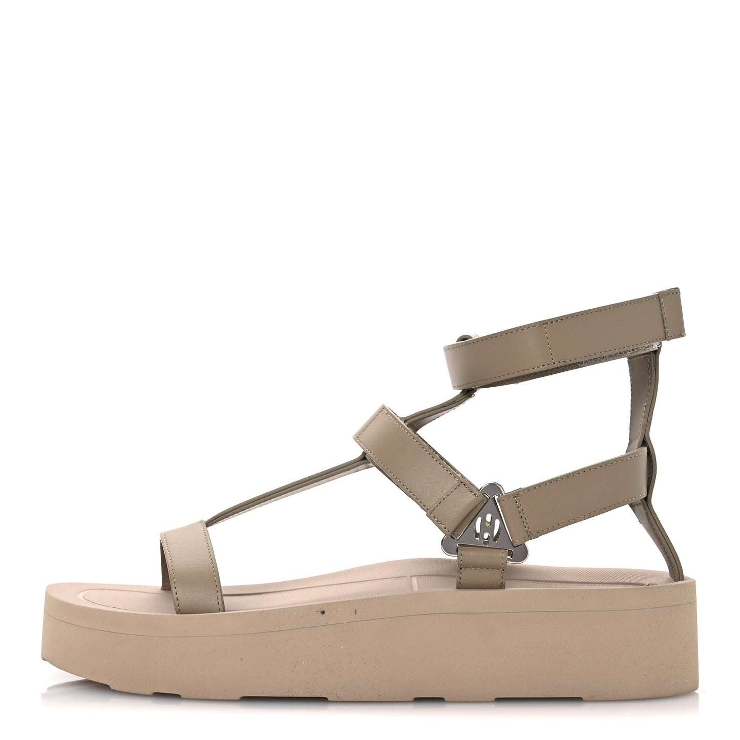 Calfskin Womens Enid Sandals 41 Argile