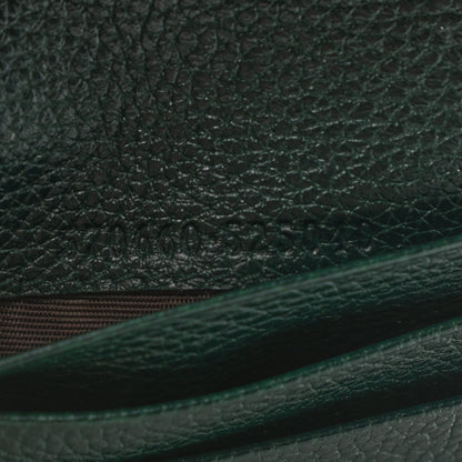 Gucci Grainy Calfskin Zumi Chain Card Case Wallet Vintage Green 7 of 7