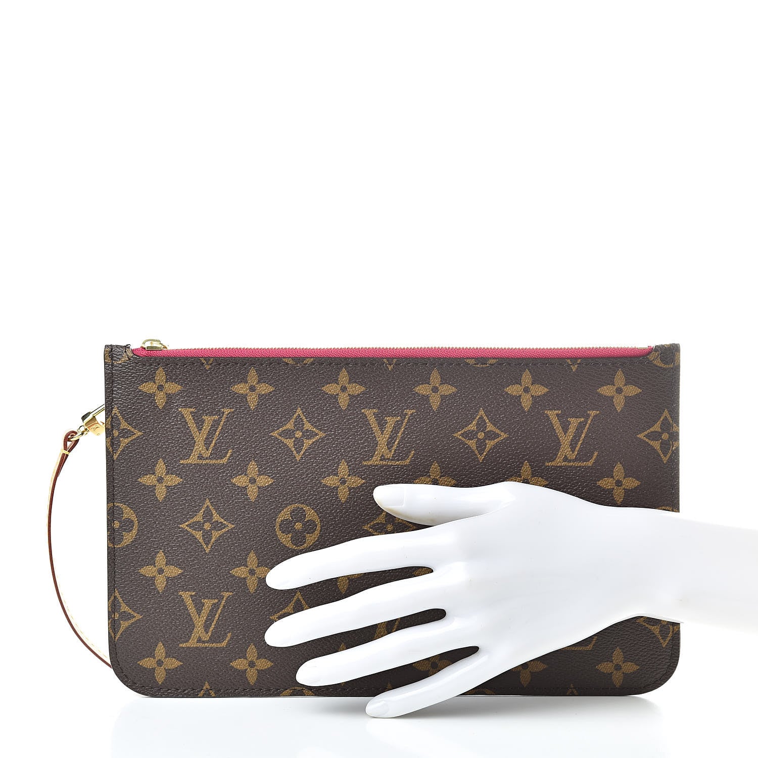 Louis Vuitton Monogram Neverfull MM GM Pochette Pivoine 2 of 8
