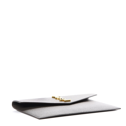 Saint Laurent Grain De Poudre Uptown Pouch Pebble 3 of 7