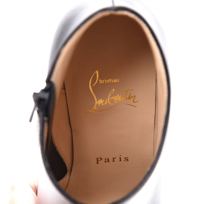 Christian Louboutin Calfskin Belle 85 Ankle Boots 37 Black 8 of 12