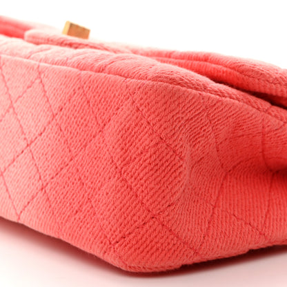 Chanel Ombre Denim Quilted 2.55 Reissue 225 Flap Coral 10 of 11