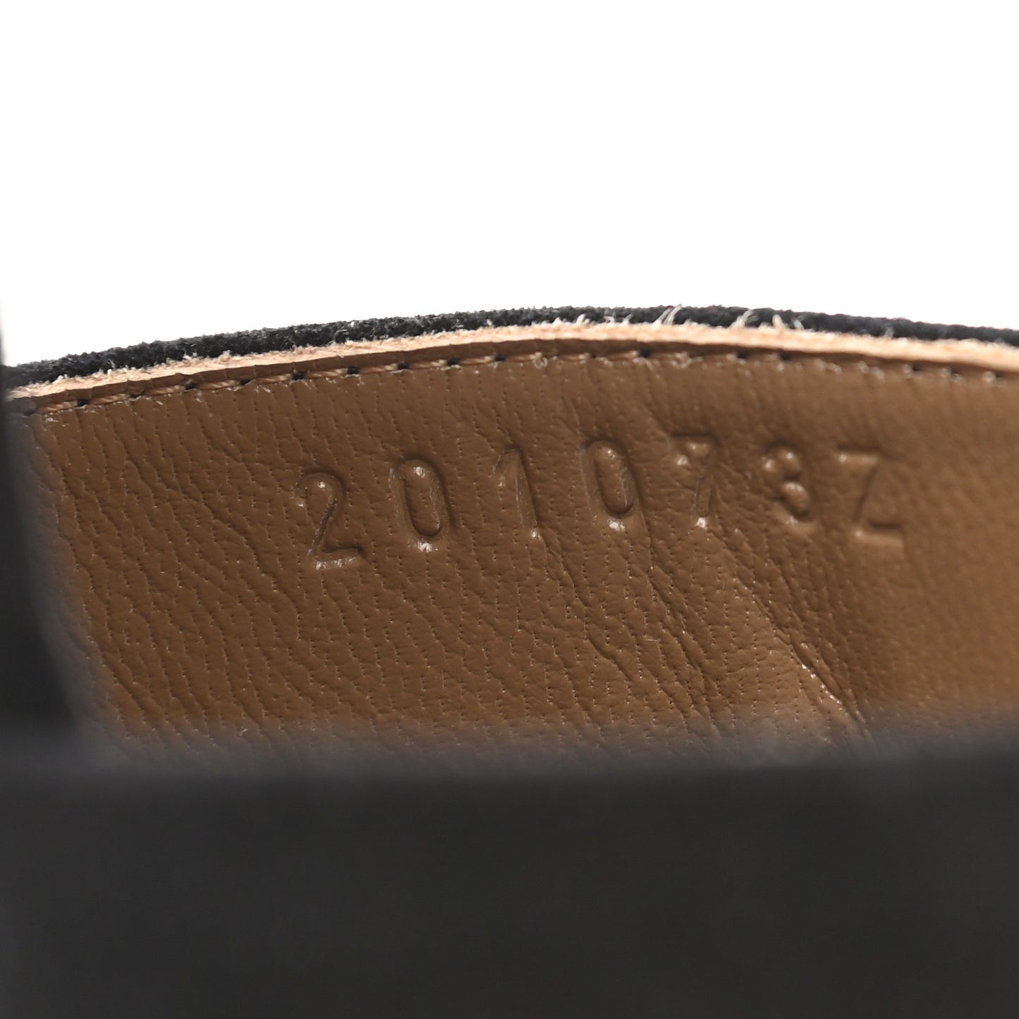 Velvet Goatskin Attelage Platform Sandal 39.5 Black