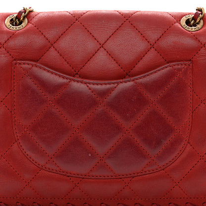 Chanel Iridescent Calfskin Small Happy Stitch Flap Red 11 of 12