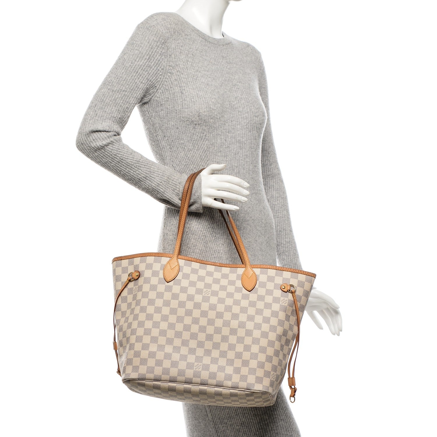 Louis Vuitton Damier Azur Neverfull MM 2 of 10
