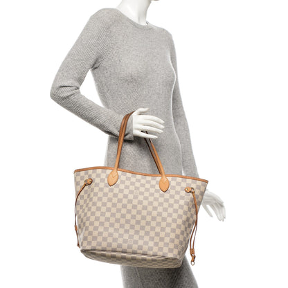 Louis Vuitton Damier Azur Neverfull MM 2 of 10