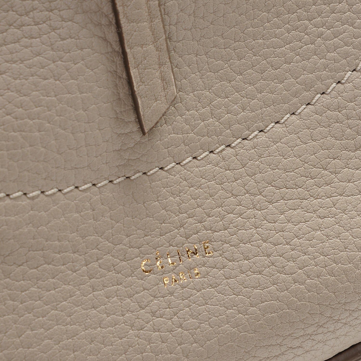 Celine Crisped Calfskin Medium Hobo Light Taupe 7 of 7