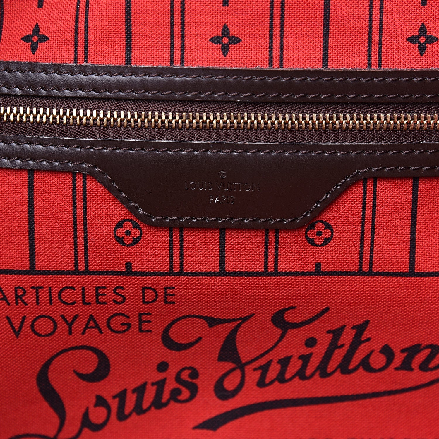 Louis Vuitton Damier Ebene Neverfull MM 5 of 16