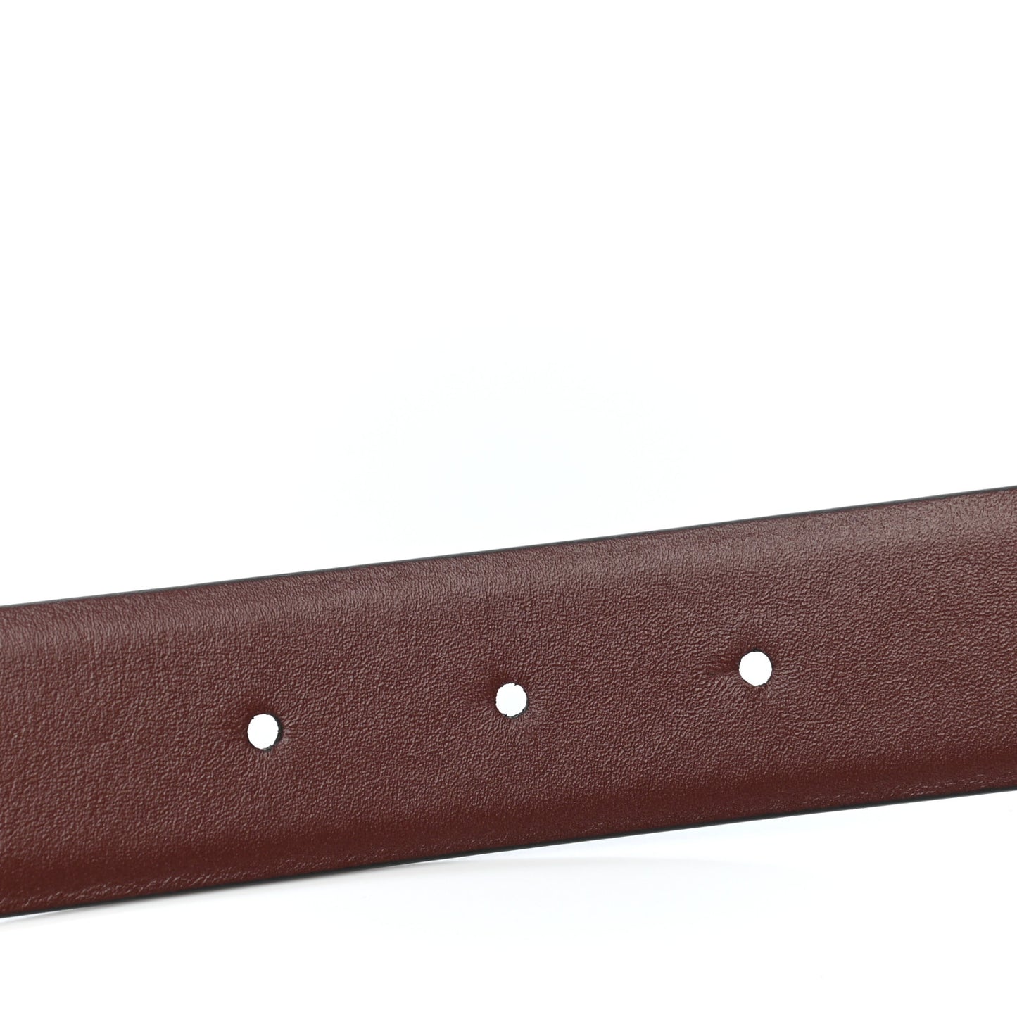 Calfskin CC Reversible Belt 80 32 Black Burgundy