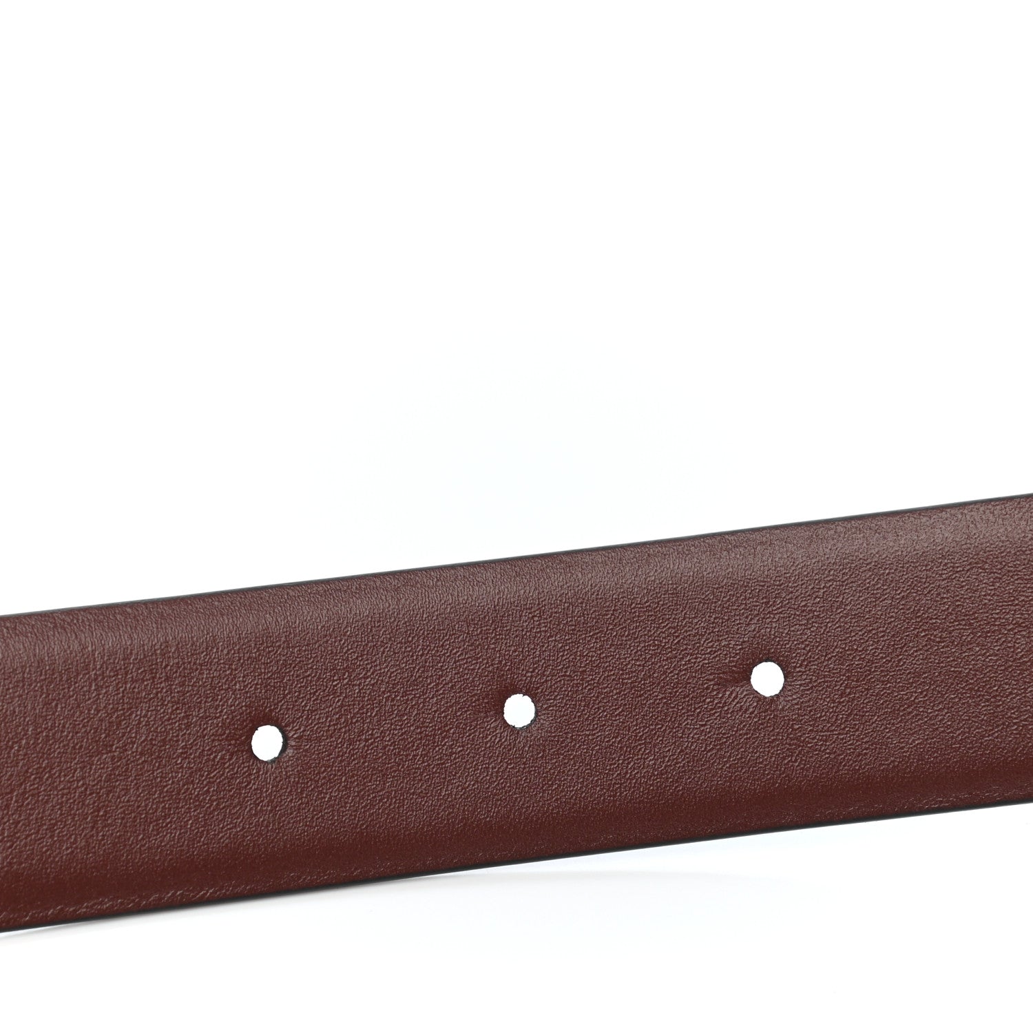 Chanel Calfskin CC Reversible Belt 80 32 Black Burgundy 4 of 6
