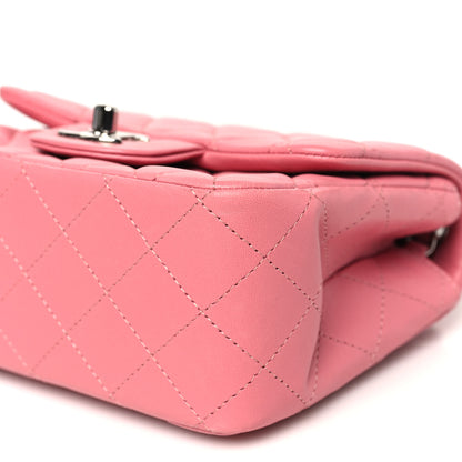Chanel Lambskin Quilted Mini Square Flap Pink 9 of 10